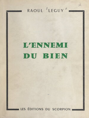 cover image of L'ennemi du bien